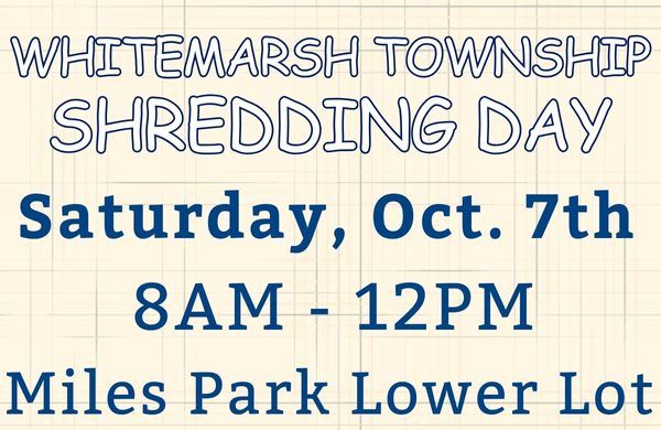 2023 Fall Shredding Day Thumnail