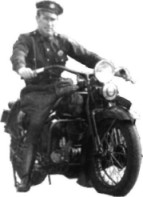 Police Officer on Motorcycle