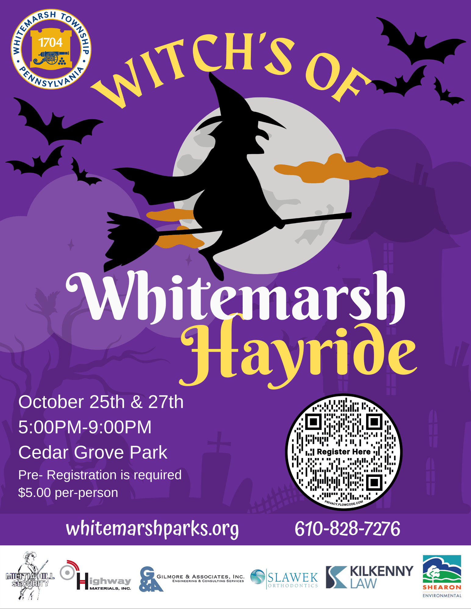 Witches Hayride Event Flyer